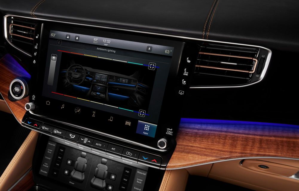 Noul Jeep Grand Wagoneer facelift: primul model al mărcii disponibil cu range extender - Poza 18