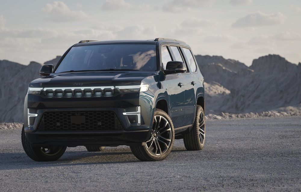 Noul Jeep Grand Wagoneer facelift: primul model al mărcii disponibil cu range extender - Poza 1