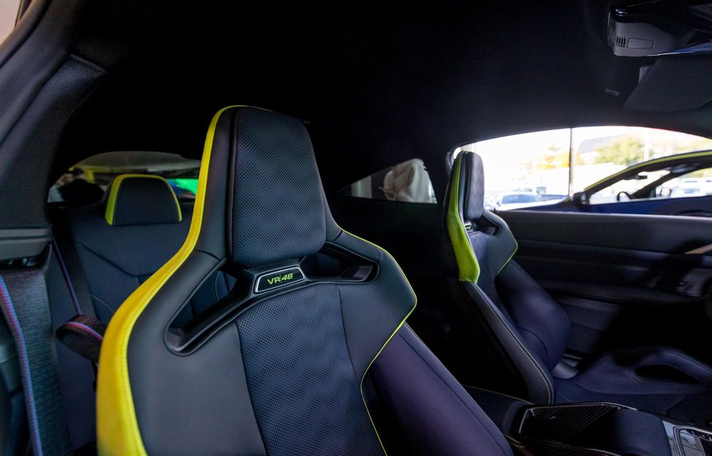 Două BMW M4 CS Edition VR46 livrate în România: producție limitată la 92 de exemplare - Poza 12