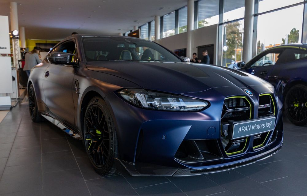 Două BMW M4 CS Edition VR46 livrate în România: producție limitată la 92 de exemplare - Poza 4