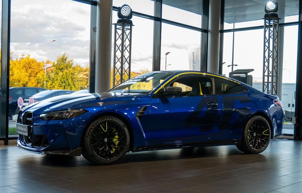 Două BMW M4 CS Edition VR46 livrate în România: producție limitată la 92 de exemplare - Poza 1
