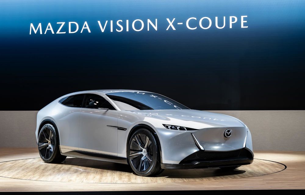 Mazda prezintă noul concept Vision X-Coupe, cu motor rotativ hibrid de 510 CP - Poza 2 Mazda prezintă noul concept Vision X-Coupe, cu motor rotativ hibrid de 510 CP - Poza 2