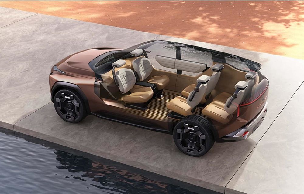 Noul concept Mitsubishi Elevance: SUV hibrid cu 4 motoare electrice - Poza 5