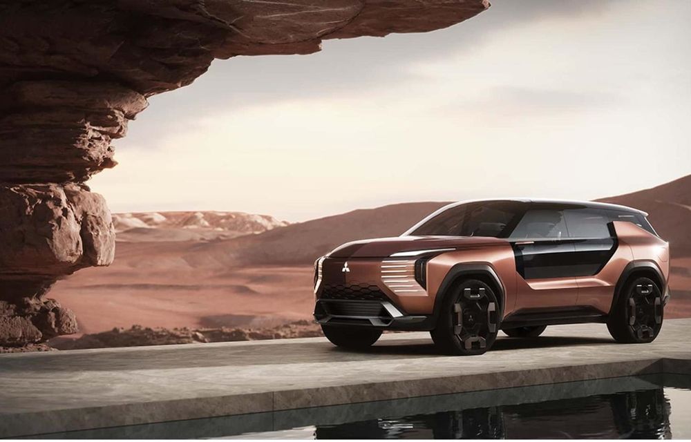 Noul concept Mitsubishi Elevance: SUV hibrid cu 4 motoare electrice - Poza 1