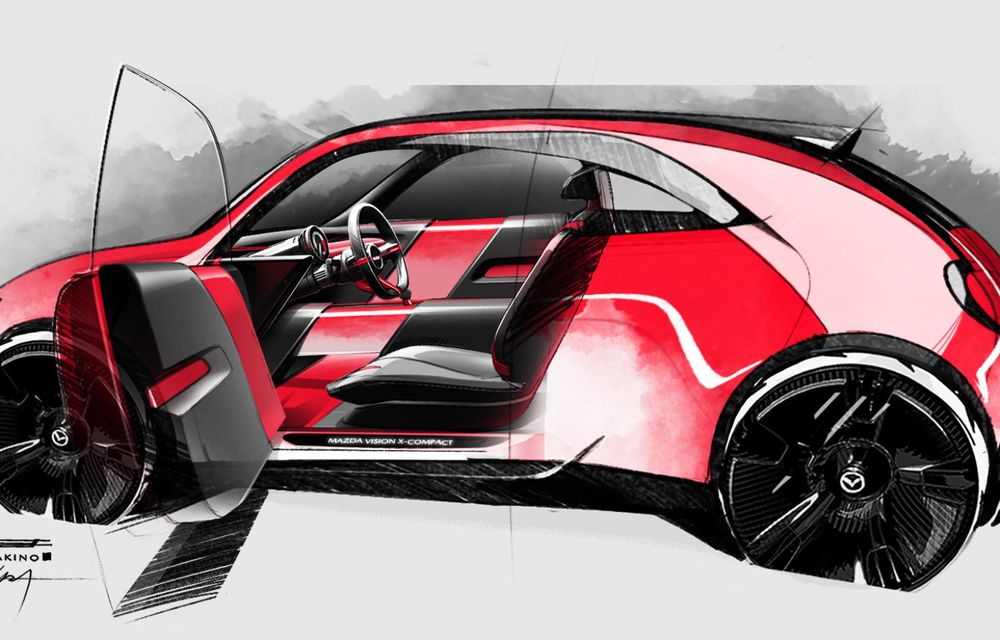 Mazda prezintă un nou concept. Vision-X Compact integrează inteligență artificială - Poza 6