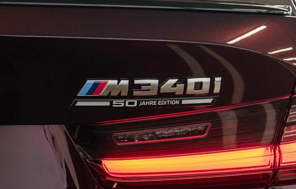 BMW Seria 3 aniversează 50 de ani prin ediția specială M340i xDrive 50 Jahre Edition - Poza 7 BMW Seria 3 aniversează 50 de ani prin ediția specială M340i xDrive 50 Jahre Edition - Poza 7