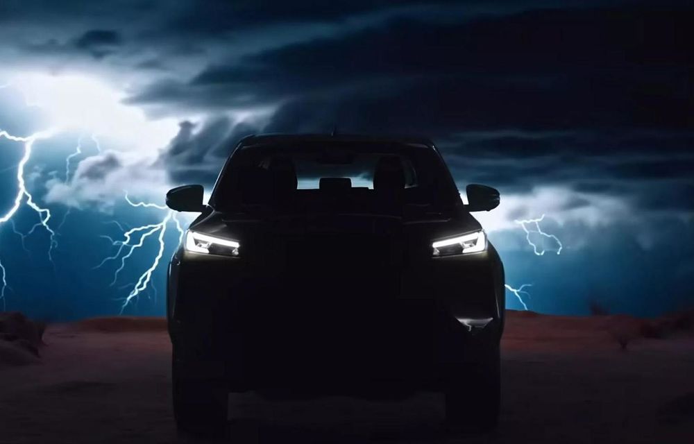 Primul teaser cu viitoarea generație Toyota Hilux - Poza 1