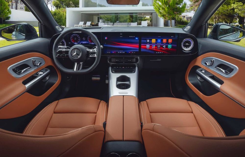 Mercedes-Benz: imagini cu interiorul noii generații GLB - Poza 2