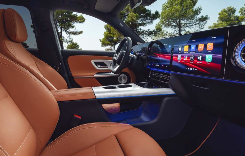 Mercedes-Benz: imagini cu interiorul noii generații GLB - Poza 5
