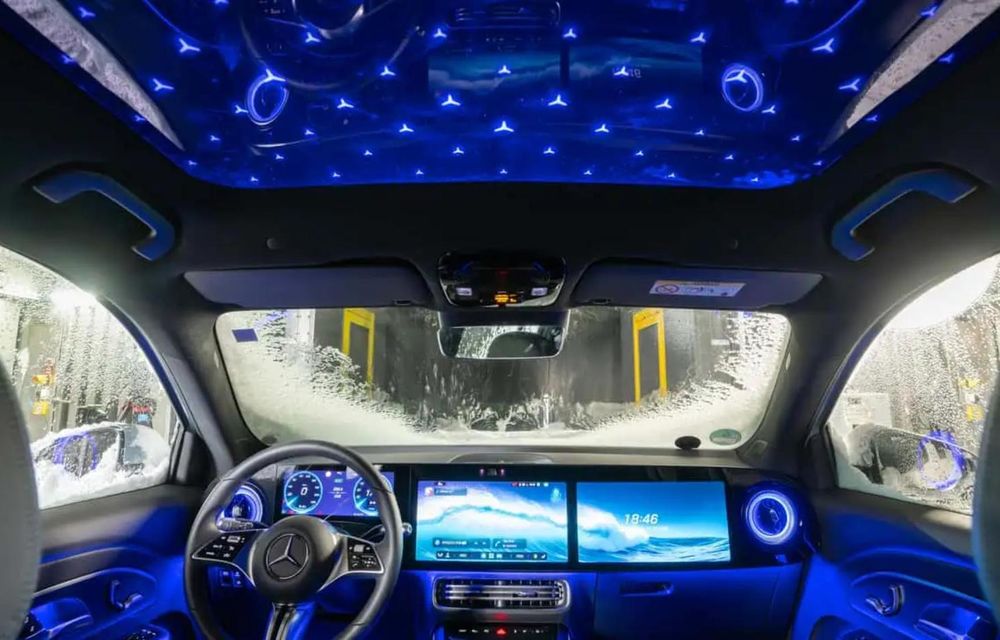 Mercedes-Benz: imagini cu interiorul noii generații GLB - Poza 1