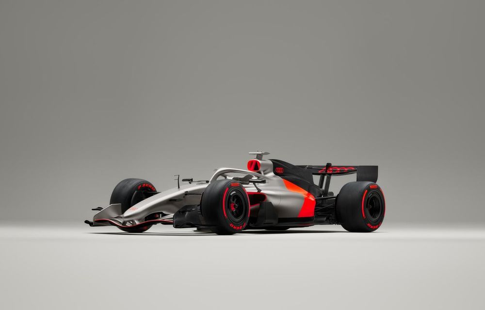 Audi prezintă grafica primului său monopost de Formula 1 - Poza 1 Audi prezintă grafica primului său monopost de Formula 1 - Poza 1