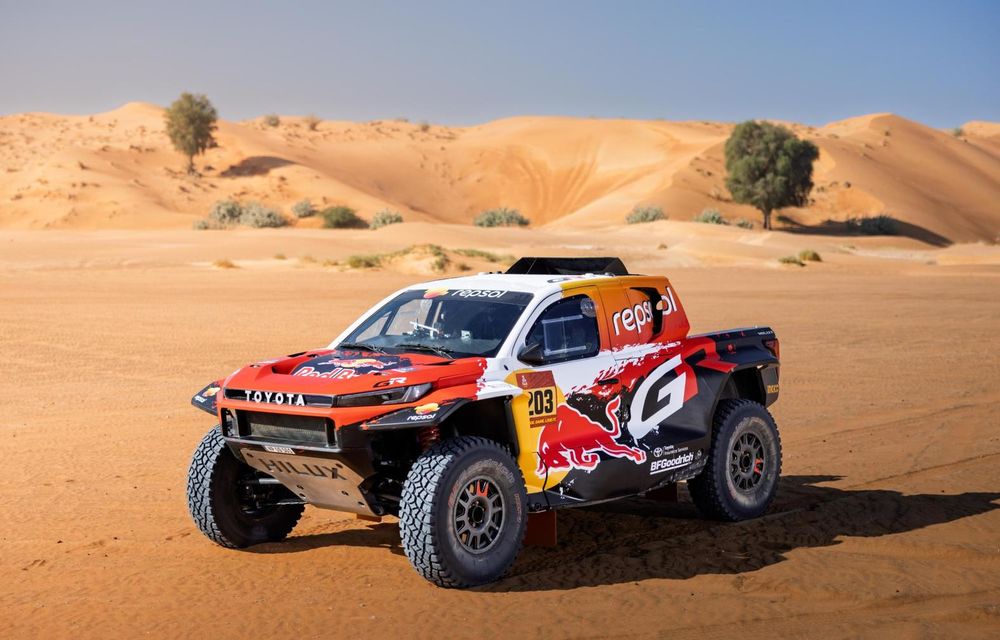 Toyota prezintă noua mașină cu care va concura la Raliul Dakar 2026 - Poza 1