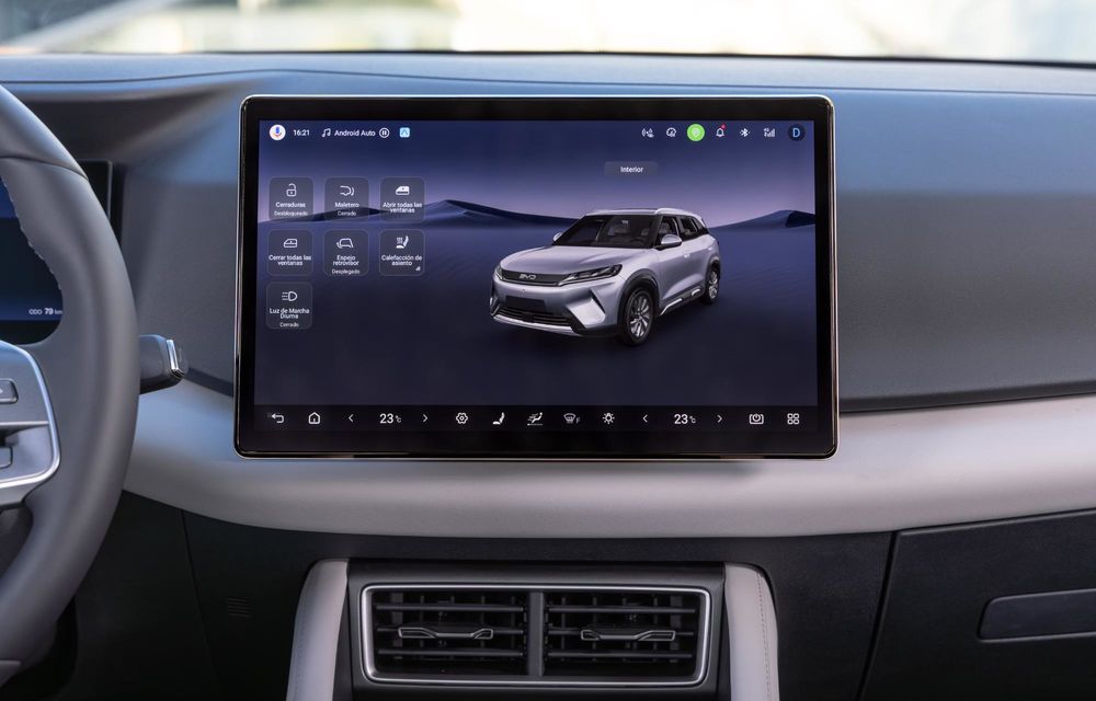 Noul BYD Atto 2 Plug-in Hybrid: 1.000 km autonomie combinată și 28.200 de euro în Spania - Poza 11