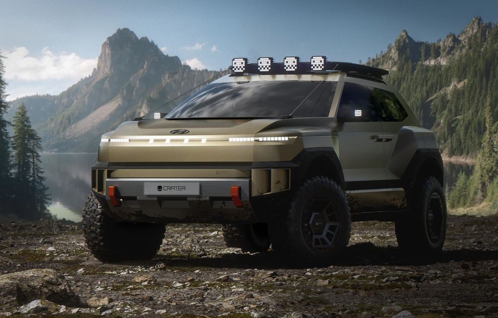 Noul concept Hyundai Crater anunță un viitor model de teren - Poza 6