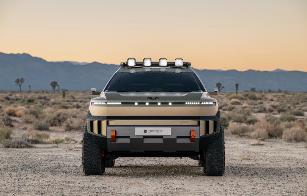 Noul concept Hyundai Crater anunță un viitor model de teren - Poza 9