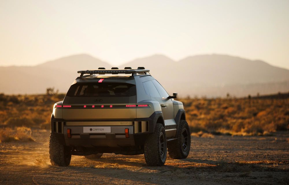 Noul concept Hyundai Crater anunță un viitor model de teren - Poza 13