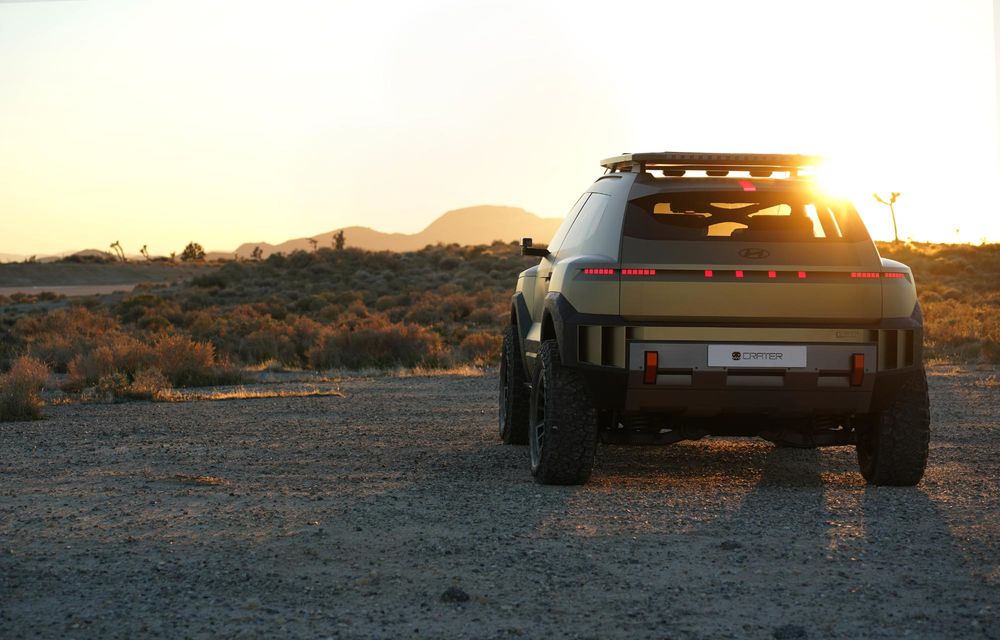 Noul concept Hyundai Crater anunță un viitor model de teren - Poza 14