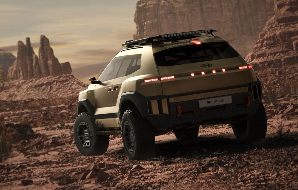 Noul concept Hyundai Crater anunță un viitor model de teren - Poza 18