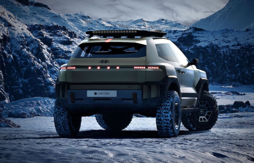 Noul concept Hyundai Crater anunță un viitor model de teren - Poza 19