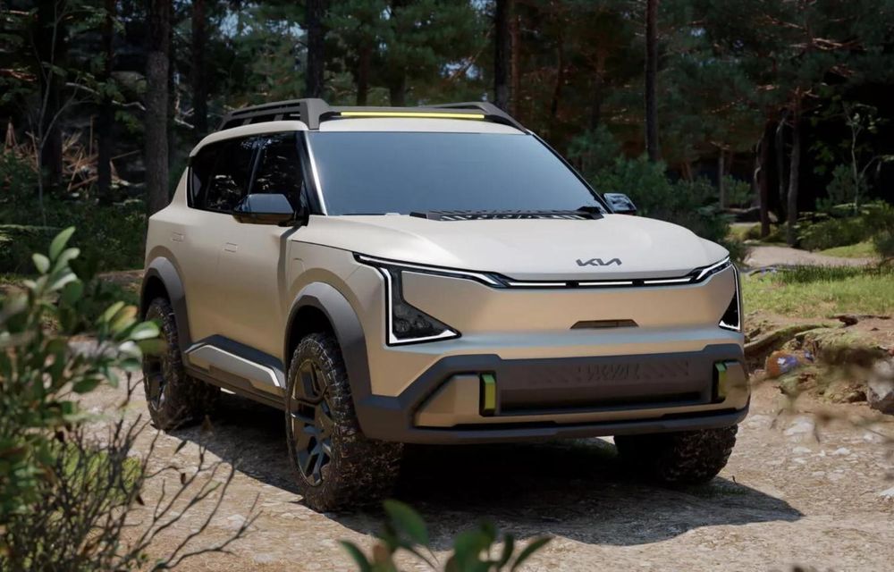 Noua Kia EV5 Weekender, un concept electric pregătit pentru off-road - Poza 1