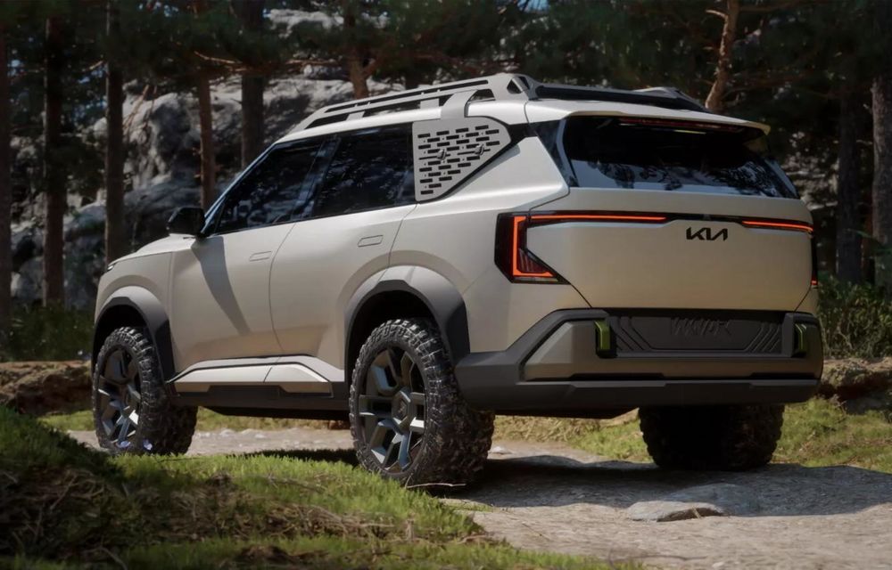 Noua Kia EV5 Weekender, un concept electric pregătit pentru off-road - Poza 3