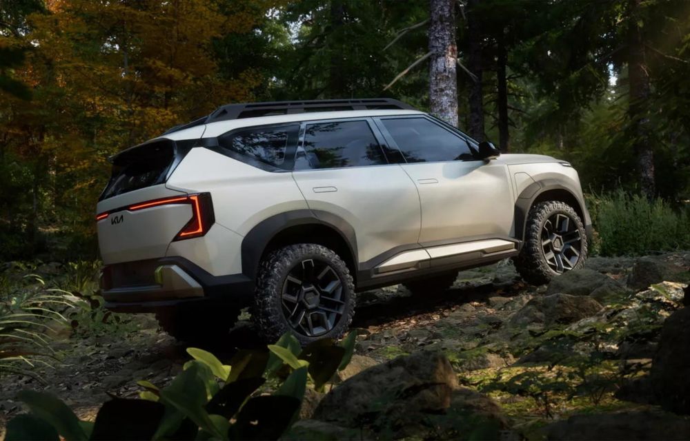 Noua Kia EV5 Weekender, un concept electric pregătit pentru off-road - Poza 5