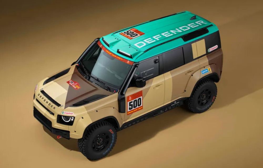Land Rover a dezvăluit modelul Defender care va concura în Raliul Dakar - Poza 3
