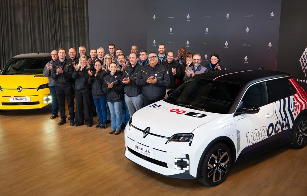 Renault: 100.000 de exemplare Renault 5 E-Tech construite - Poza 1