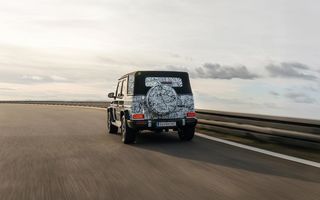 Mercedes-Benz: imagini noi cu viitoarea Clasa G decapotabilă