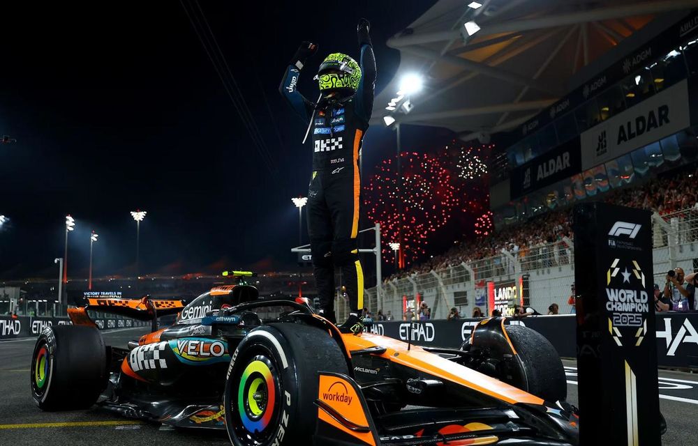 F1 Abu Dhabi: Lando Norris este noul campion mondial. Verstappen câștigă ultima cursă din 2025 - Poza 1