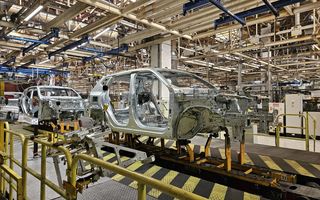 Producția auto din România, scădere de 2.5% în ultimele 11 luni Producția auto din România, scădere de 2.5% în ultimele 11 luni