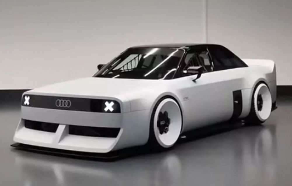 Audi GT50, conceptul care sărbătorește 50 de ani de motor Audi cu 5 cilindri - Poza 1