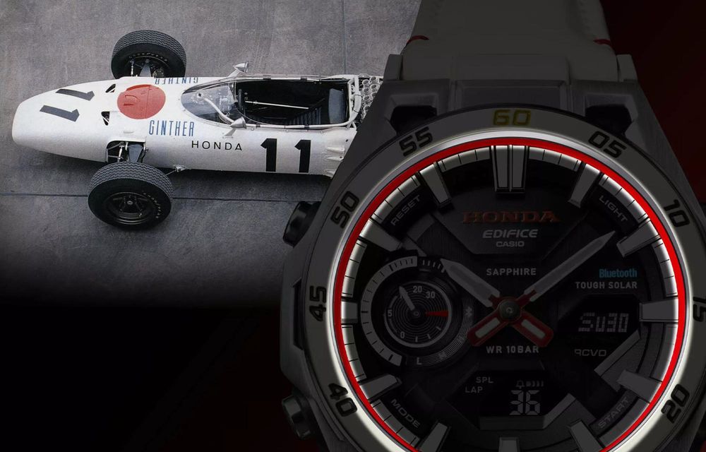 Honda sărbătorește 60 de ani de la prima victorie din F1 cu un ceas special - Poza 2 Honda sărbătorește 60 de ani de la prima victorie din F1 cu un ceas special - Poza 2