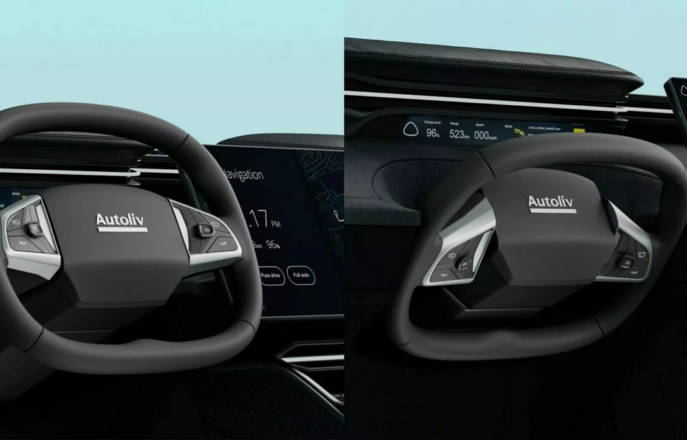 Acesta este primul volan pliabil din industrie. Produs în serie chiar de anul acesta - Poza 1