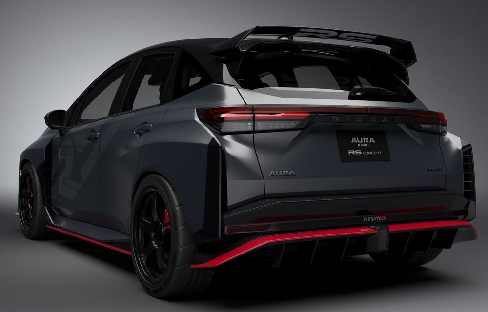 Nissan prezintă noul concept Aura Nismo RS: anunță un viitor hot hatch electric - Poza 14
