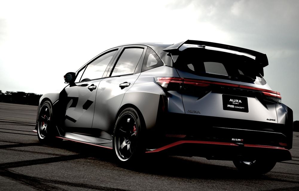 Nissan prezintă noul concept Aura Nismo RS: anunță un viitor hot hatch electric - Poza 17