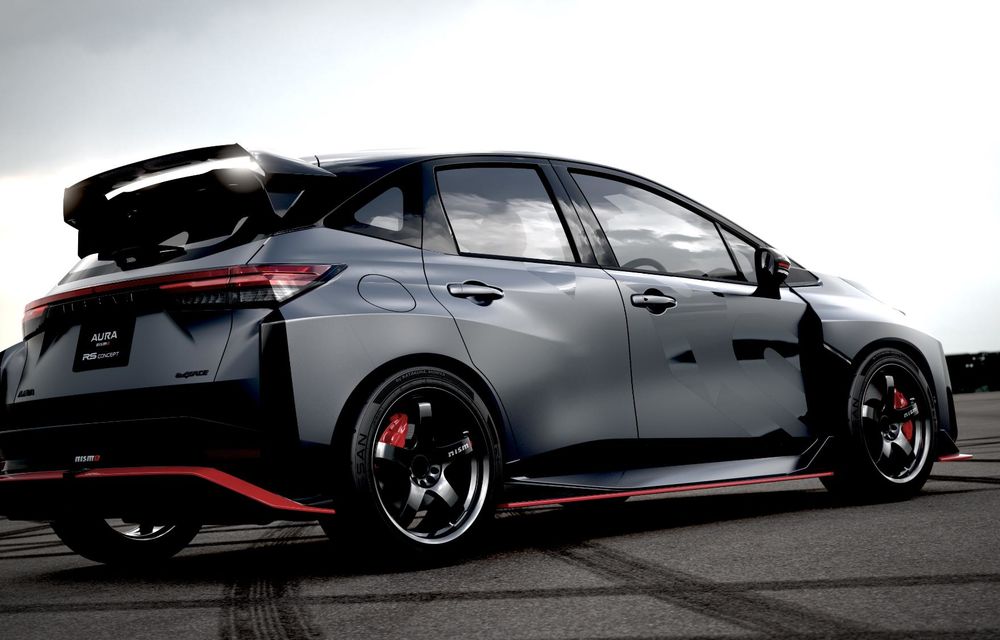 Nissan prezintă noul concept Aura Nismo RS: anunță un viitor hot hatch electric - Poza 18