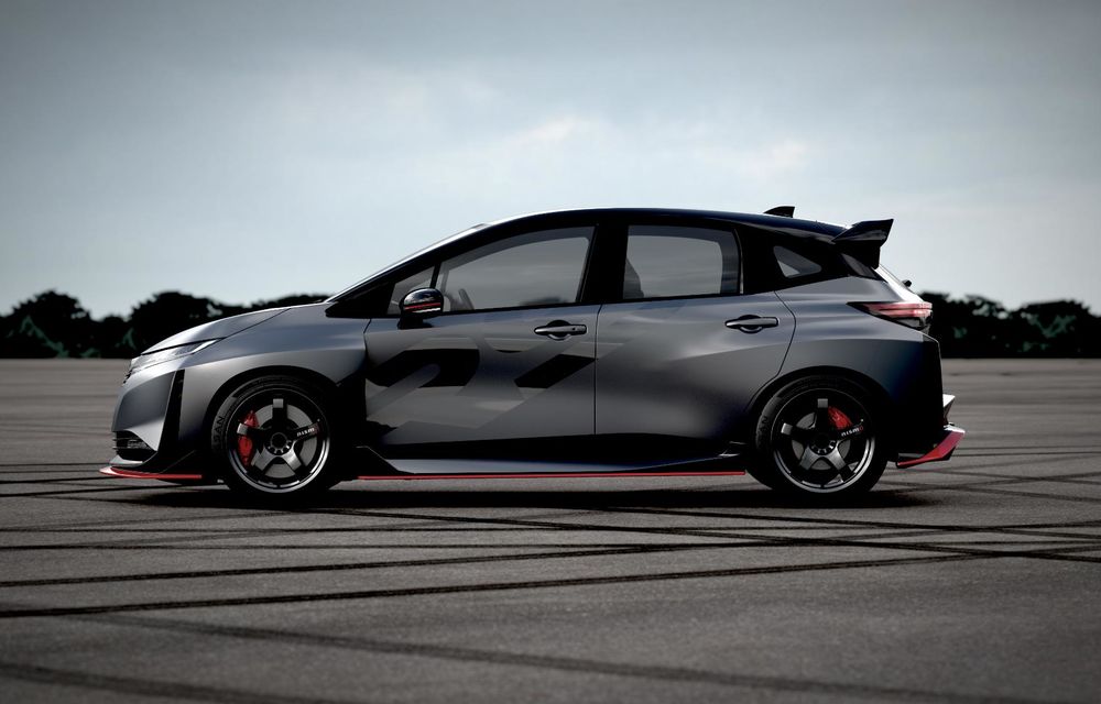 Nissan prezintă noul concept Aura Nismo RS: anunță un viitor hot hatch electric - Poza 20