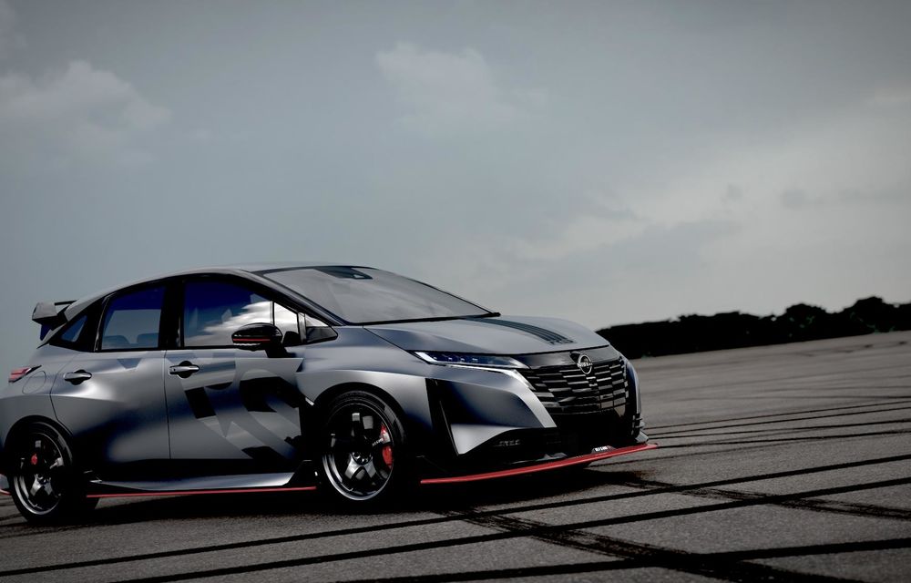 Nissan prezintă noul concept Aura Nismo RS: anunță un viitor hot hatch electric - Poza 19