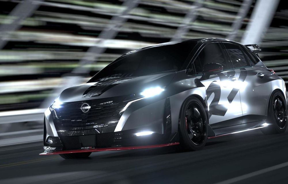 Nissan prezintă noul concept Aura Nismo RS: anunță un viitor hot hatch electric - Poza 1