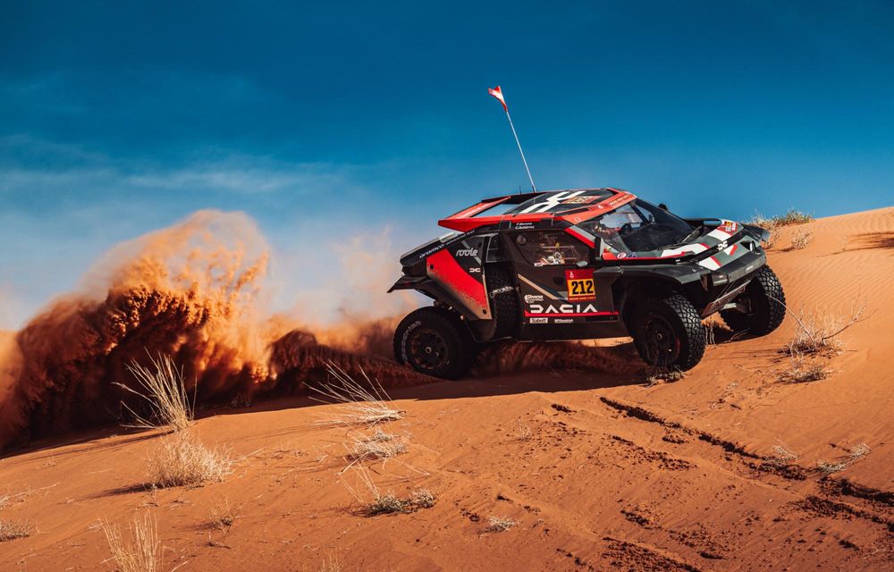 Premieră în Dakar 2026: Prima dublă pentru Dacia Sandriders. Al-Attiyah preia conducerea - Poza 5 Premieră în Dakar 2026: Prima dublă pentru Dacia Sandriders. Al-Attiyah preia conducerea - Poza 5