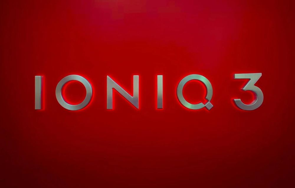 Prima imagine cu viitorul Hyundai Ioniq 3. Lansare în aprilie - Poza 1