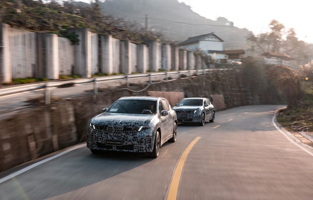 BMW: primele imagini cu noua variantă alungită a lui iX3, pentru piața din China - Poza 77 BMW: primele imagini cu noua variantă alungită a lui iX3, pentru piața din China - Poza 77