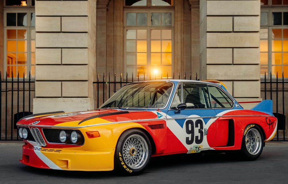 Primul BMW Art Car ajunge în România: 3.0 CSL realizat de Alexander Calder - Poza 1