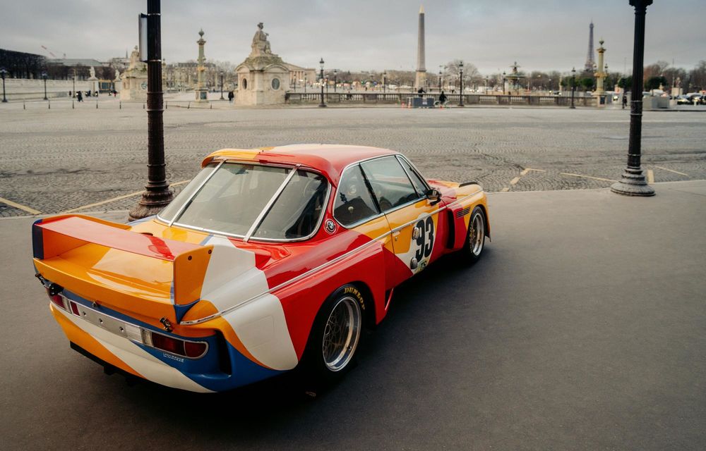 Primul BMW Art Car ajunge în România: 3.0 CSL realizat de Alexander Calder - Poza 3