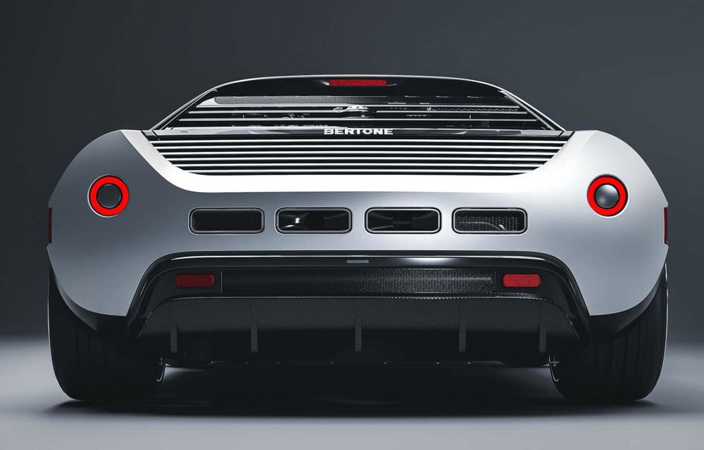 Noul Bertone Runabout, un supercar în stil retro cu motor V6 - Poza 13