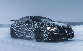 Mercedes-AMG pregătește un nou model: imagini din timpul testelor de iarnă