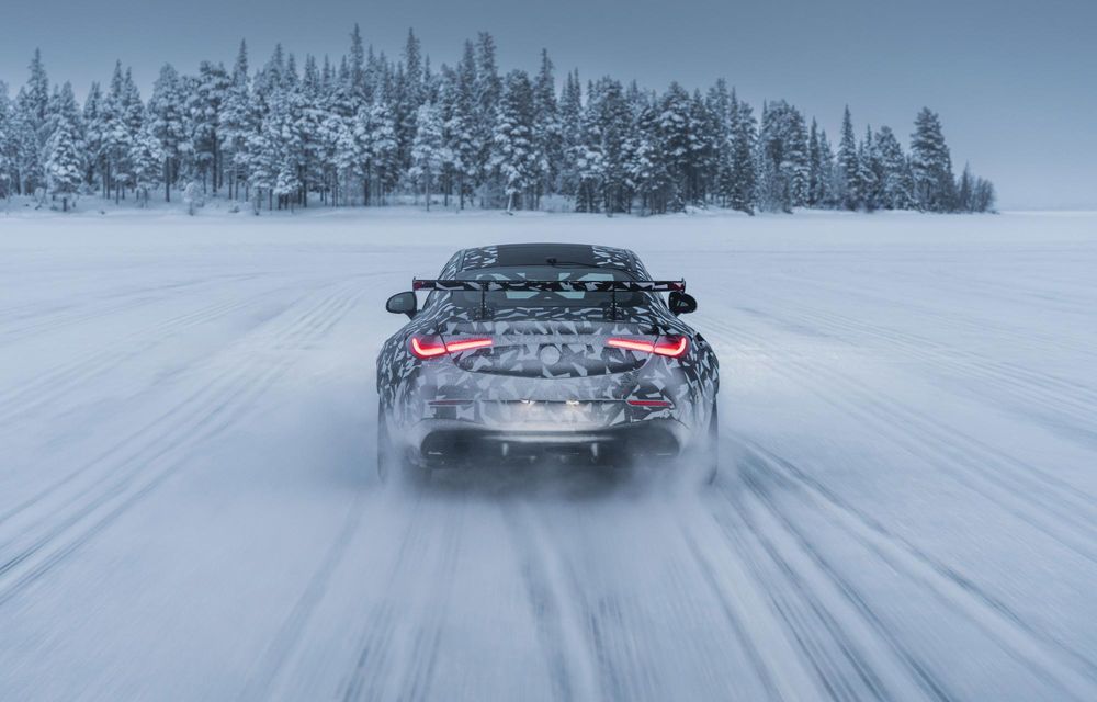 Mercedes-AMG pregătește un nou model: imagini din timpul testelor de iarnă - Poza 3