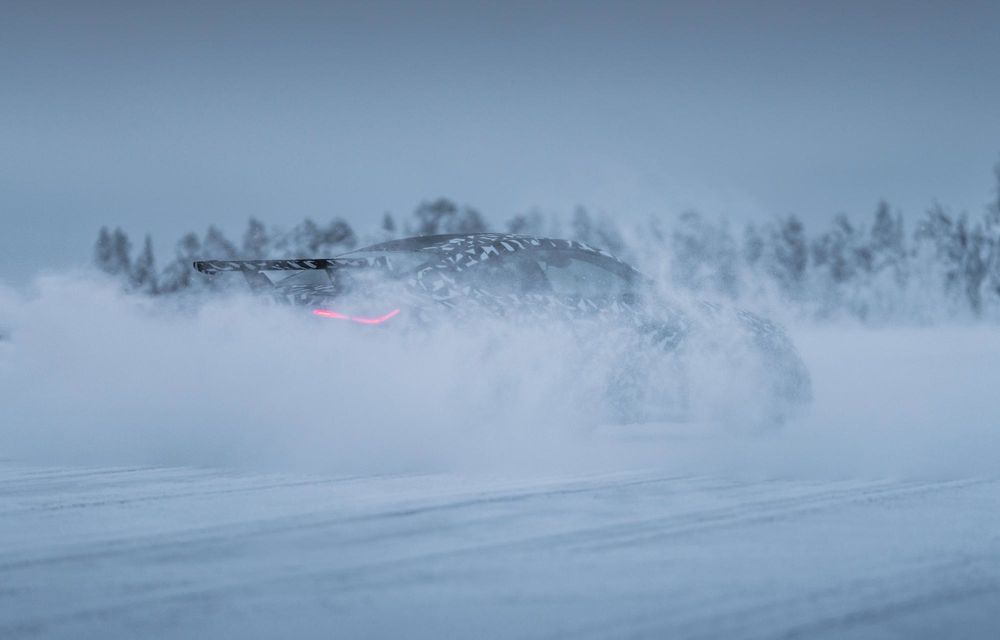 Mercedes-AMG pregătește un nou model: imagini din timpul testelor de iarnă - Poza 4