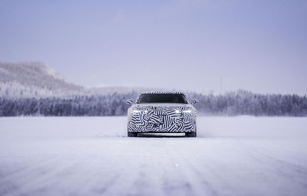 Jaguar: imagini noi cu viitorul model electric în timpul testelor extreme de iarnă - Poza 10